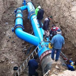 احداث و بهره برداری تاسیسات فاضلاب شهرهای پیربکران و ...