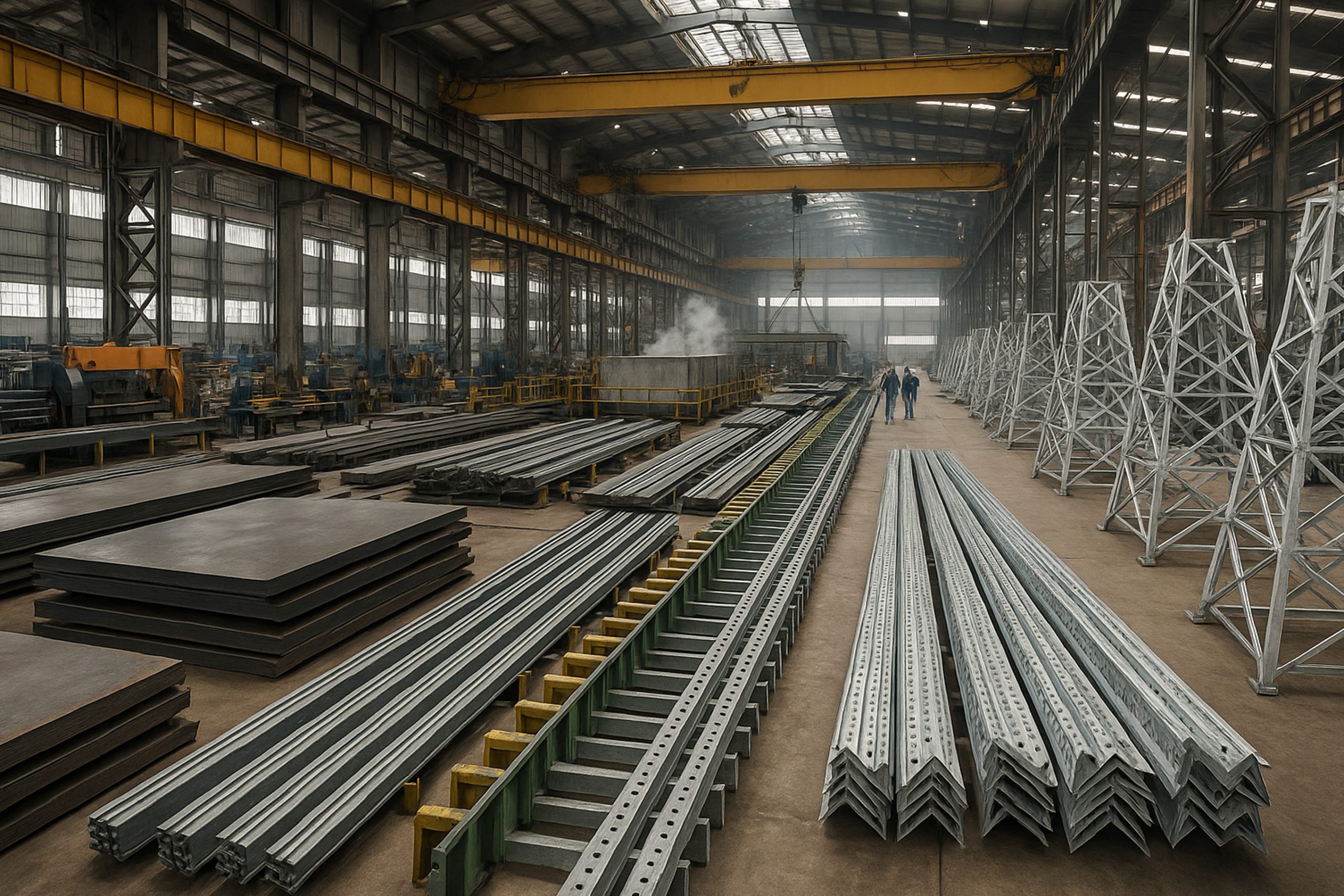 تولید و صادرات پایه های فلزی انتقال نیروی کشور عراق