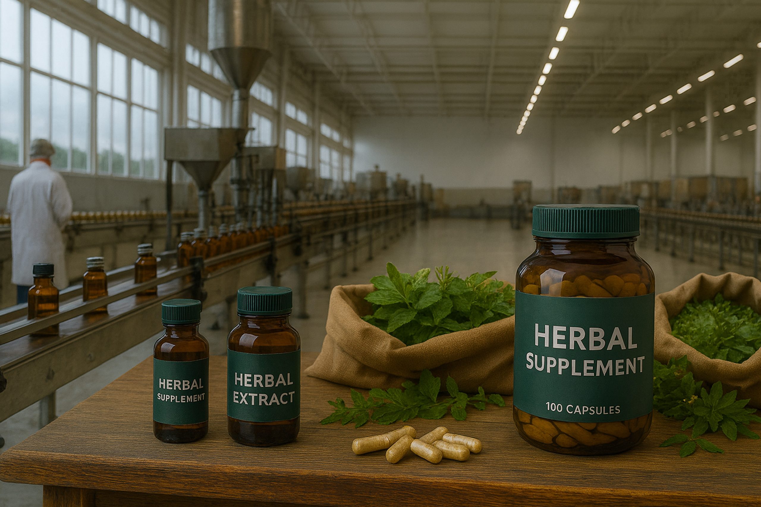 احداث خط تولید مکمل های دارویی گیاهی