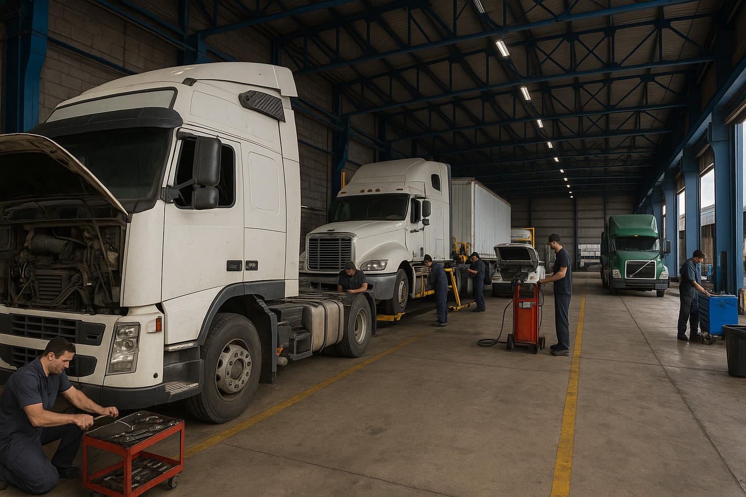 احداث مرکز تعمیرگاه کامیونها در استان اصفهان