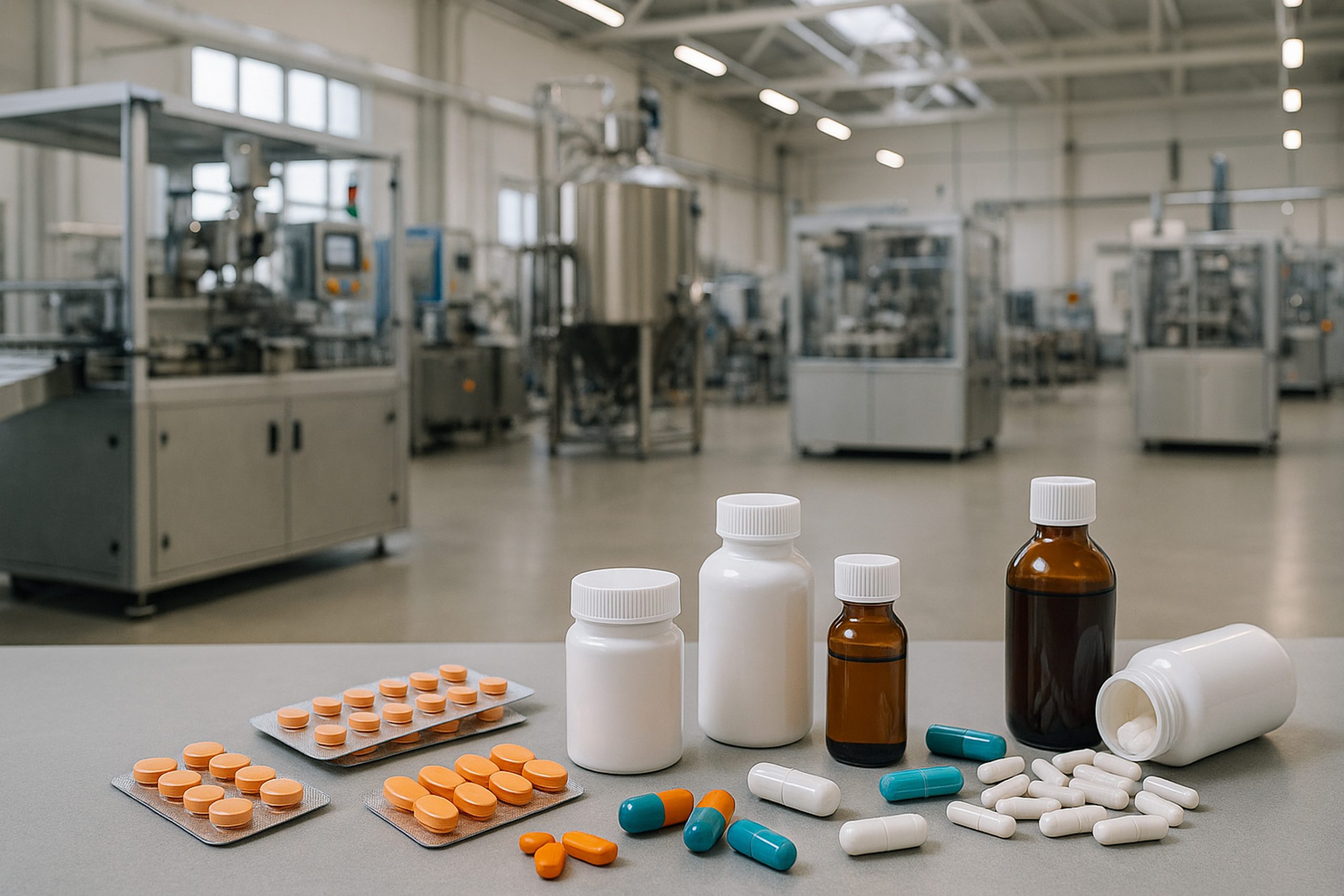 ساخت و توسعه خطوط تولید داروهای شیمیایی و گیاهی