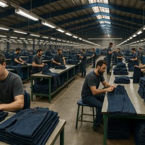 احداث واحد تولیدی تکمیل پوشاک از پنبه تا جین