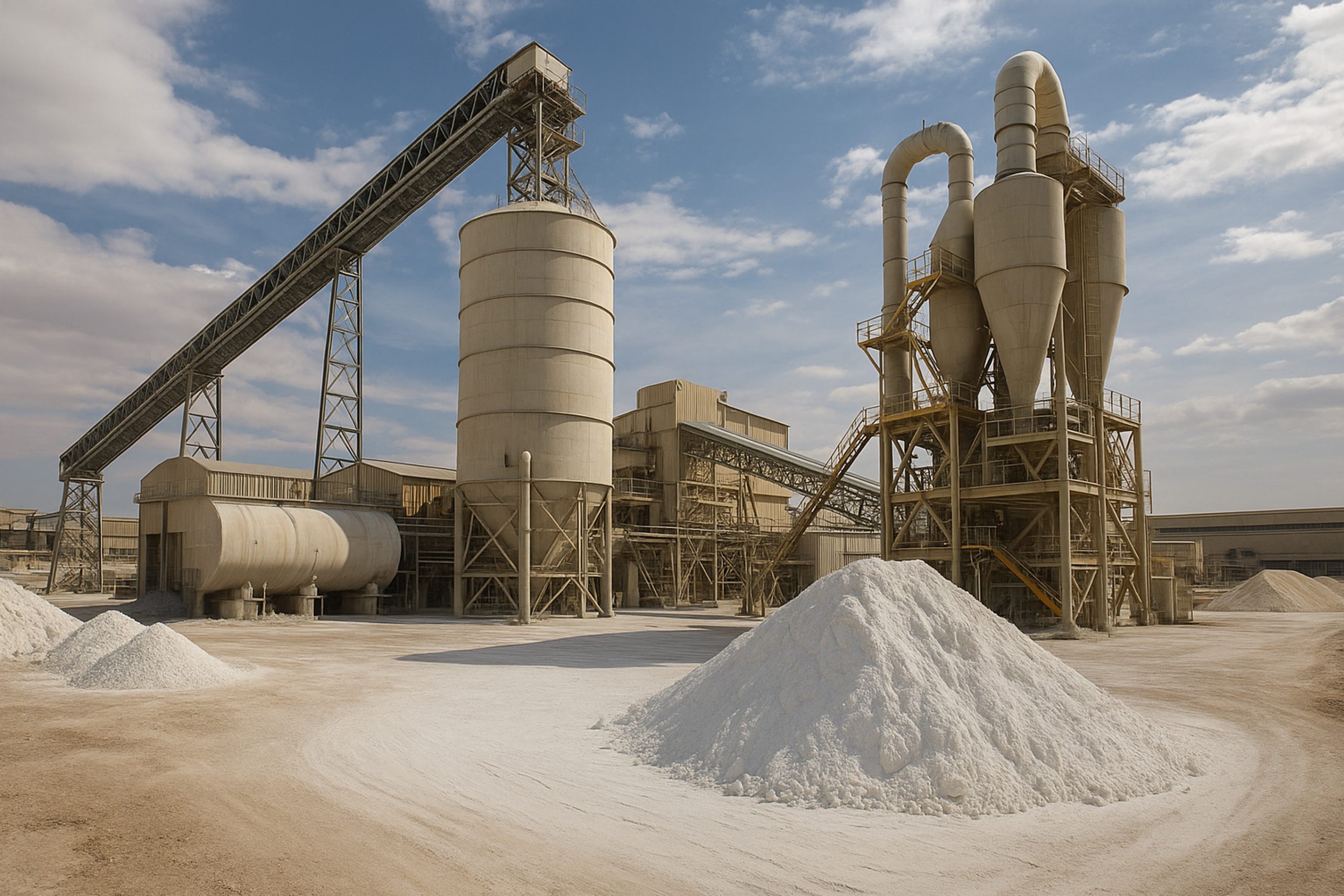 توسعه کارخانه تولید آهک هیدراته (زینترشده)