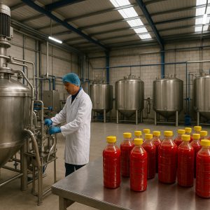 کارخانه تولید رنگ‌های خوراکی به شکل مایع یا امولسیون