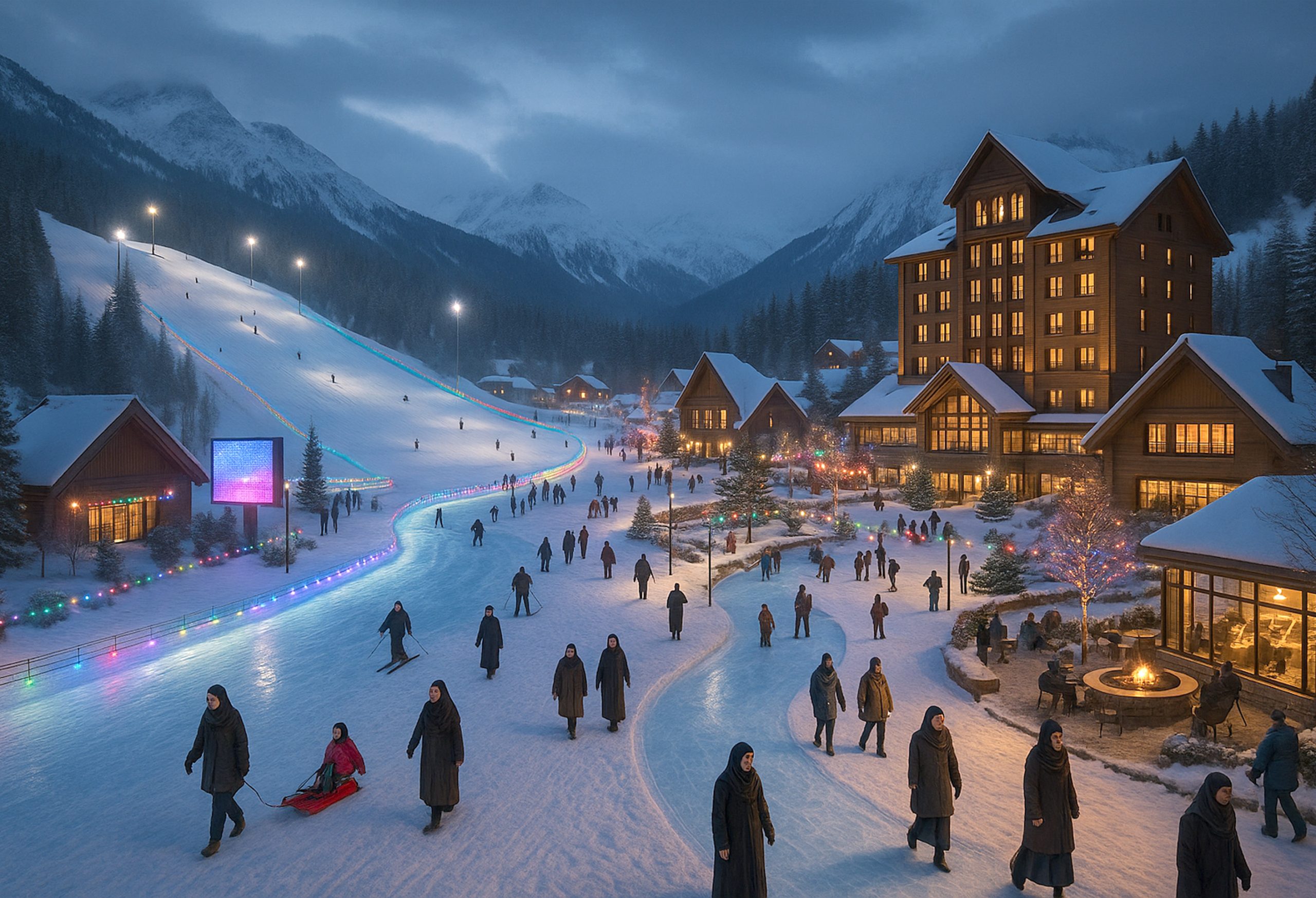 مجموعه گردشگری پیست جادوی یخ