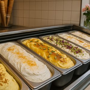 تولید انواع بستنی‌های طبیعی ارگانیک با فرمولاسیون تخصصی