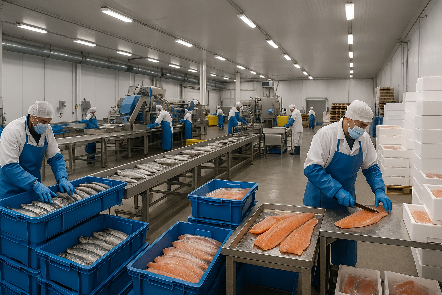 بستهبندی و فرآوری ماهی