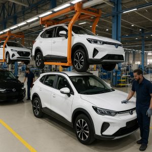 تولید خودروهای برقی و هیبریدی