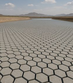 پوشش های شناور نانو ساختار بتنی مهارکننده تبخیر