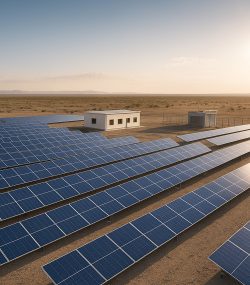 احداث نیروگاه خورشیدی ۲ مگاواتی