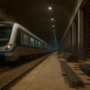 توسعه خط دوم قطار شهری اصفهان