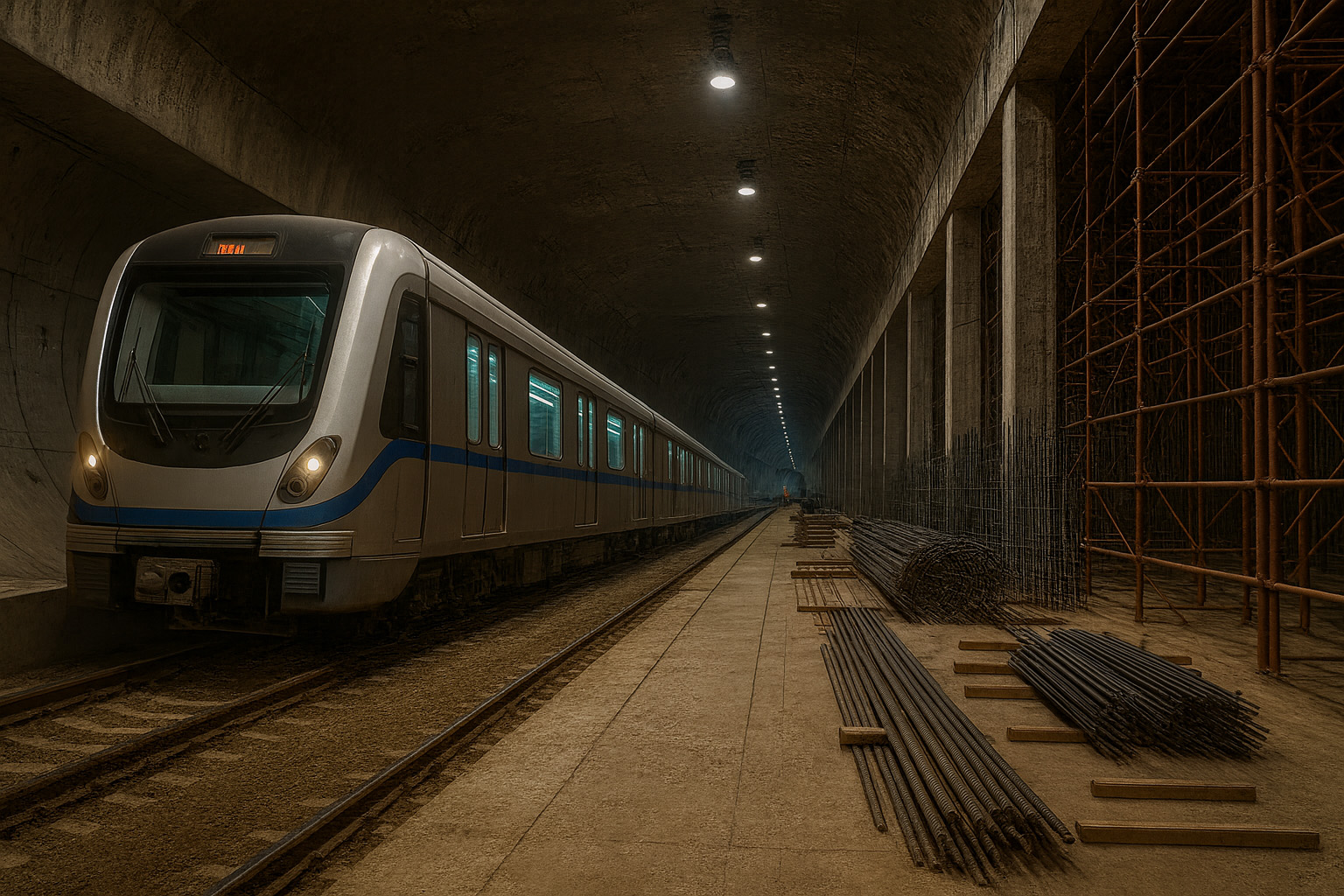 توسعه خط دوم قطار شهری اصفهان