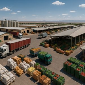 مجتمع صنفی کارگاهی و بارانداز و فروش محصولات کشاورزی