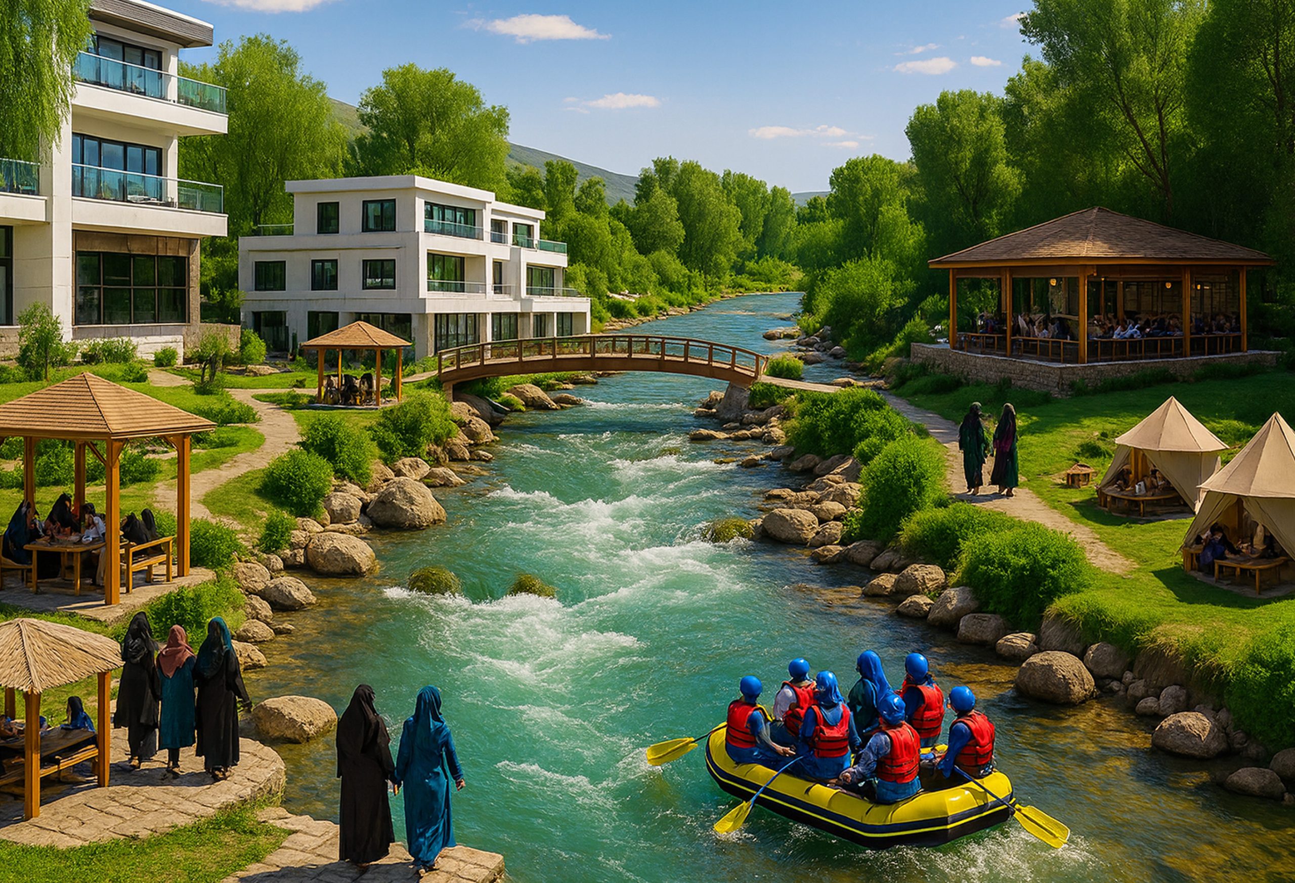 ایجاد طرح گردشگری در حاشیه رودخانه پلاسجان