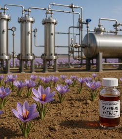 تولید مواد مؤثره زعفران با استفاده از روش فوق بحرانی به منظور مصرف در صنایع دارویی