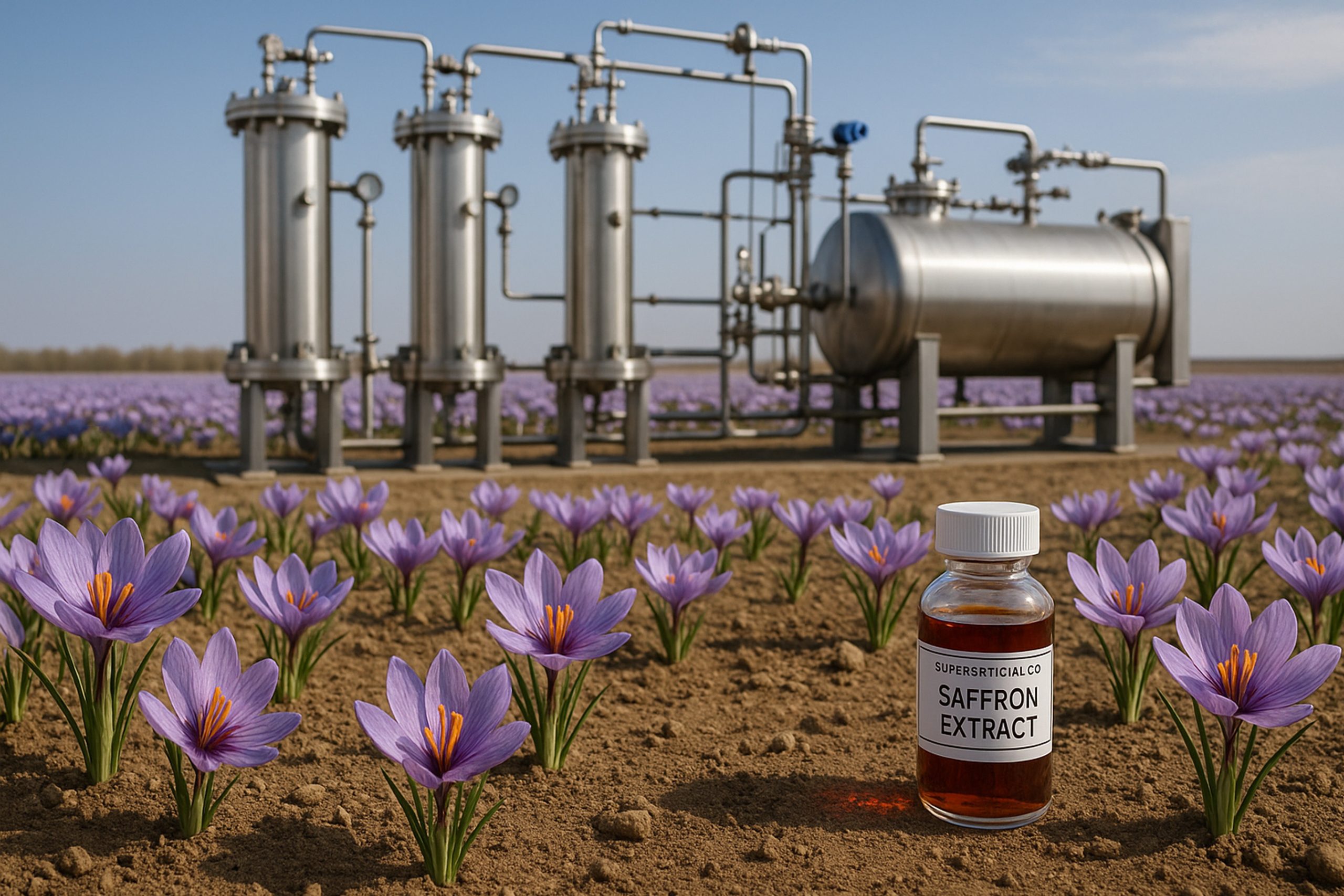 تولید مواد مؤثره زعفران با استفاده از روش فوق بحرانی به منظور مصرف در صنایع دارویی