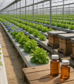 تولید گیاهان دارویی به روش هیدروپونیک و عسل خاص