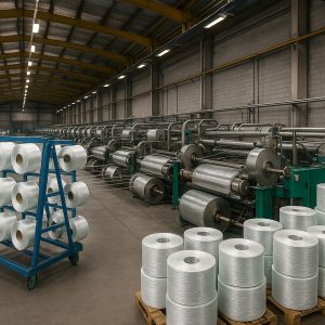 احداث واحد تولید محصولات نهایی الیاف شیشه