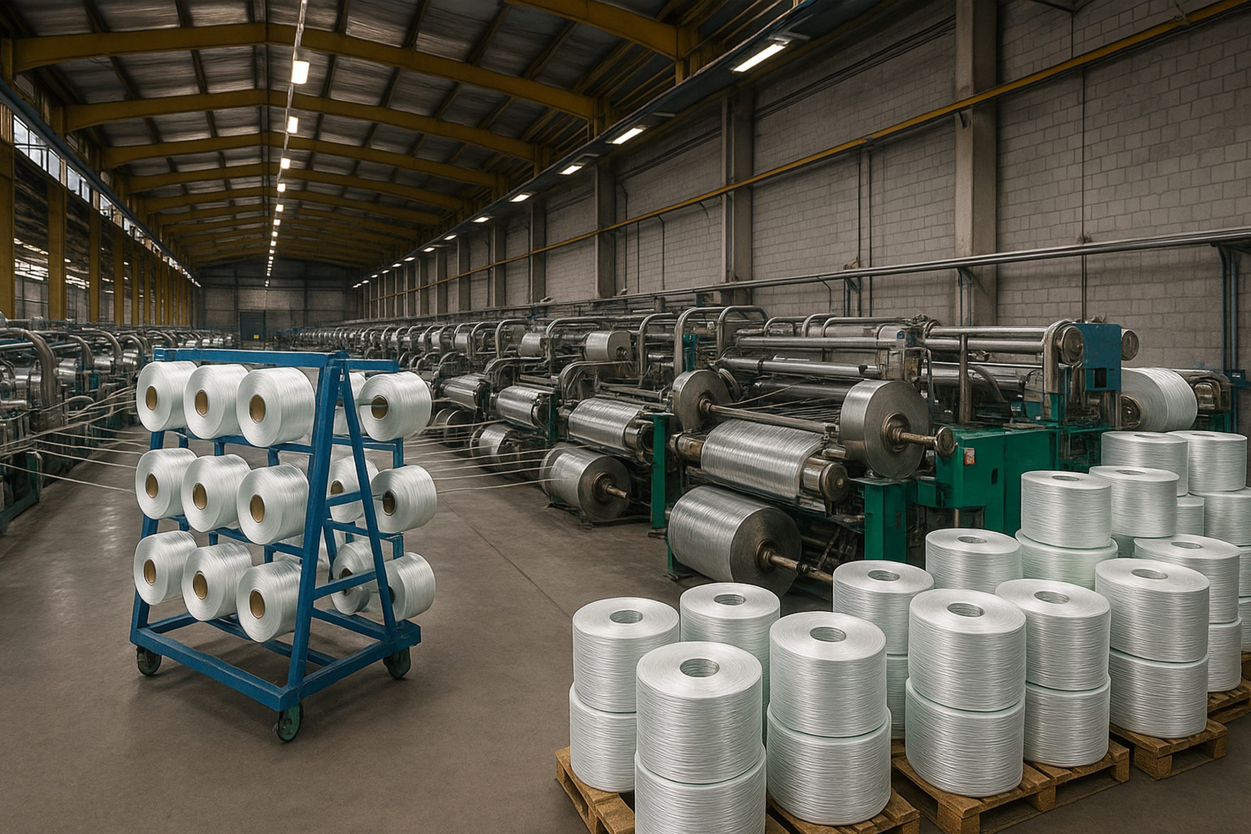 احداث واحد تولید محصولات نهایی الیاف شیشه