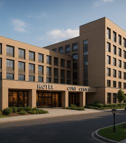 بهره‌برداری و اتمام هتل موجود در طرح گردشگری دانشگاه آزاد اسلامی واحد نطنز