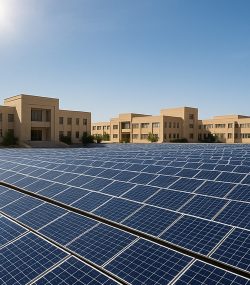 احداث نیروگاه خورشیدی در دانشگاه آزاد اسلامی واحد دهاقان