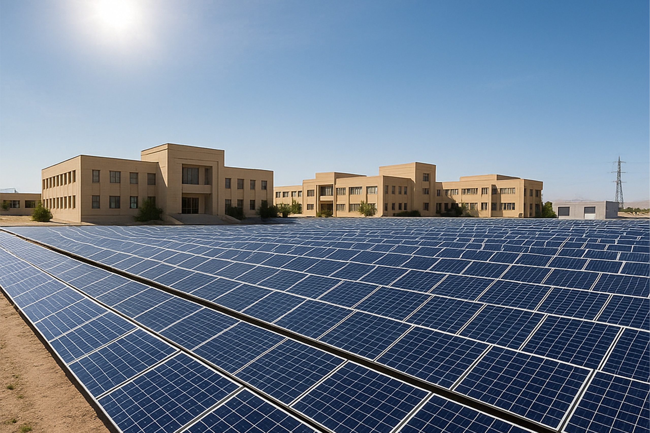 احداث نیروگاه خورشیدی در دانشگاه آزاد اسلامی واحد دهاقان