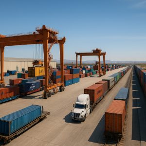 احداث بندرگاه خشک حمل و نقل در دانشگاه آزاد اسلامی واحد نایین