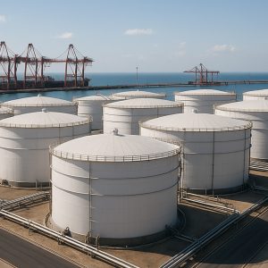 احداث و بهره برداری از مخازن نفتی با ظرفیت 70 هزار متریک تن