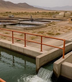 احداث و بهره برداری تاسیسات فاضلاب کرچگان لنجان در ازای واگذاري بخشی از پساب حاصله (به روش بیع متقابل)