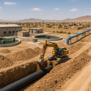 احداث و بهره برداری تاسیسات فاضلاب شهرهای نیک آباد، محمد آباد، نصرآباد، حسین آباد، پیکان و سعادت آباد در ازای واگذاري بخشی از پساب حاصله (به روش بیع متقابل)