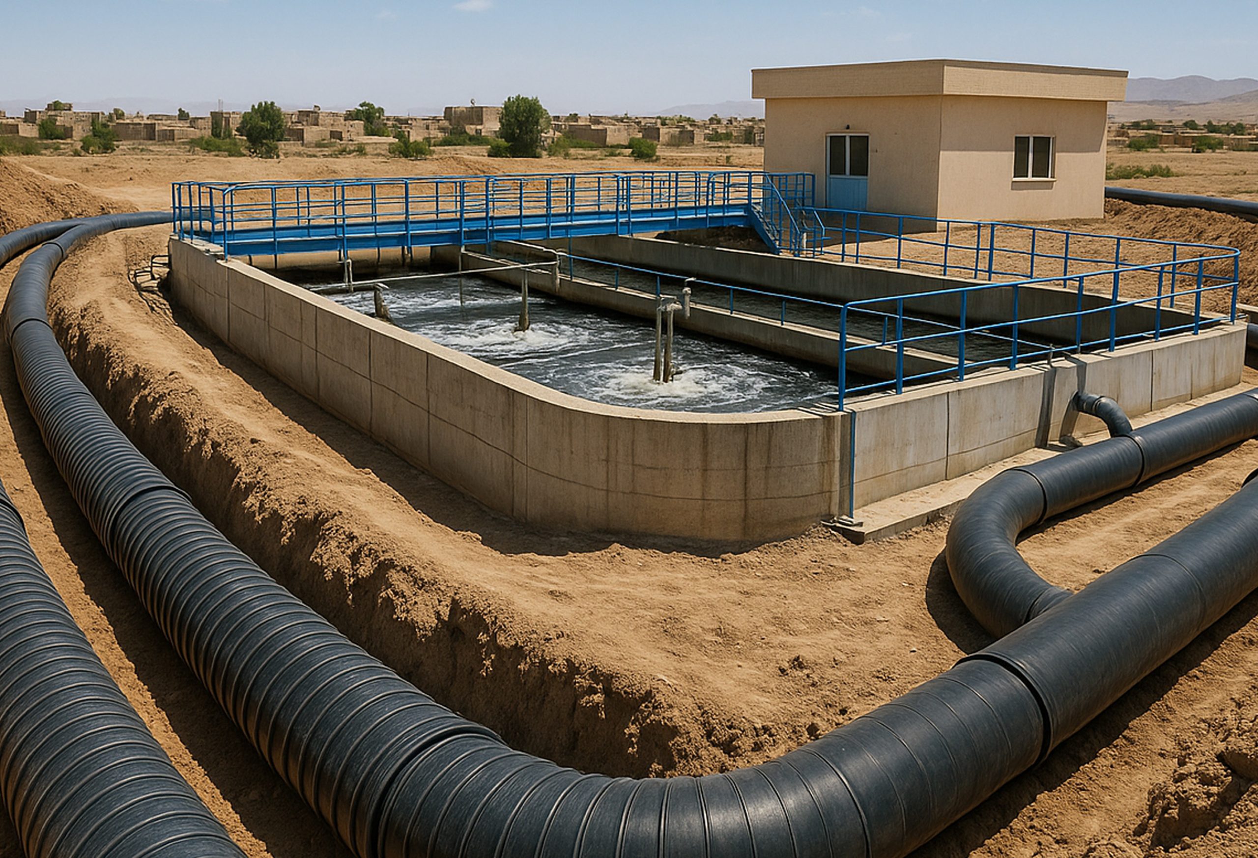 تامین مالی احداث و بهره برداری تاسیسات فاضلاب شهرهای کوشک، اصغرآباد، کهریزسنگ و تیرانچی در ازای واگذاري بخشی از فاضلاب حاصله (به روش بیع متقابل)