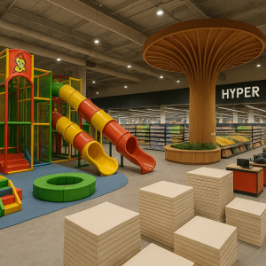 پروژه احداث مجموعه سراي بازي و هايپر پارك بزرگ  گل نرگس(مشاهير )