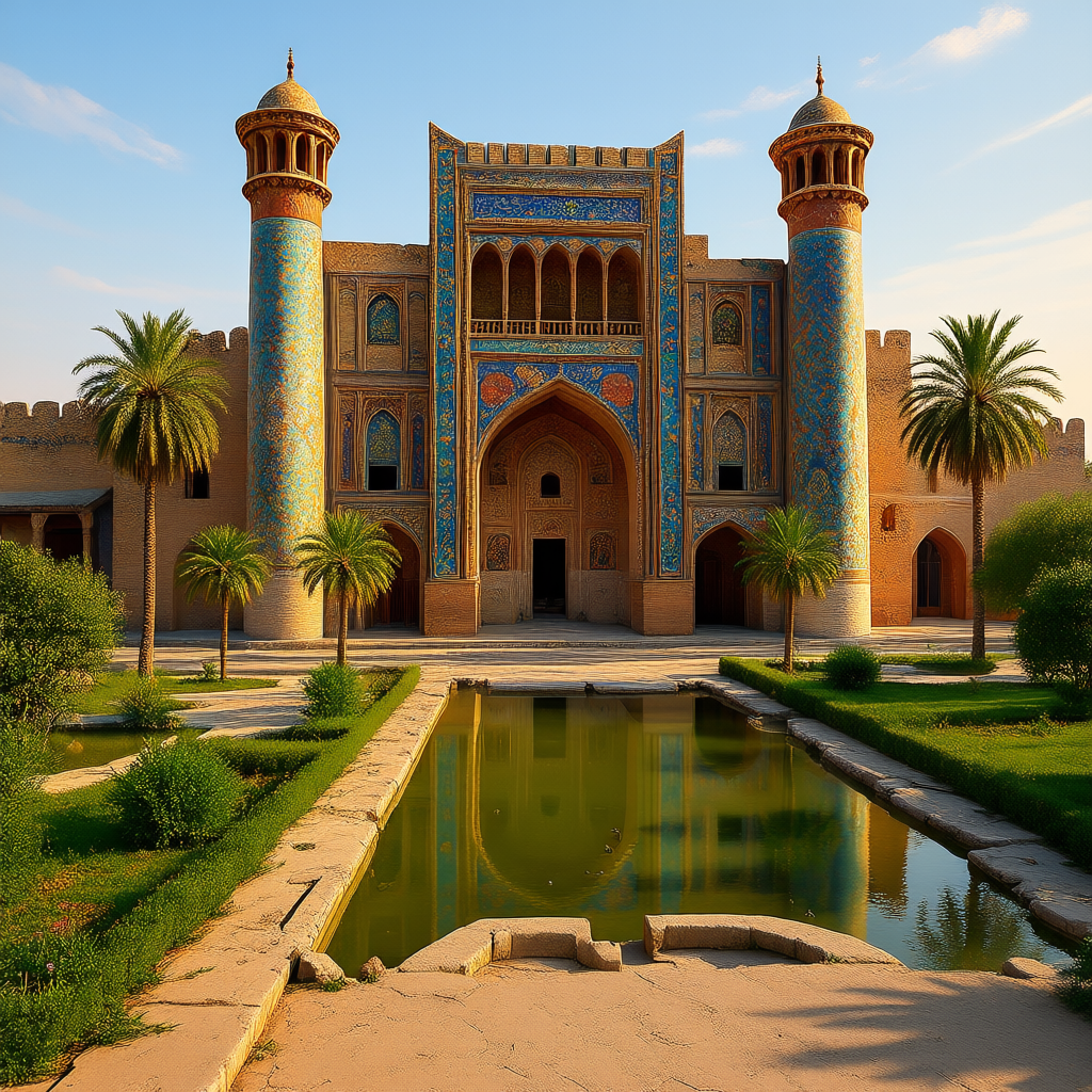 مرمت واحیاء کاروانسرای تاریخی ظفرقند