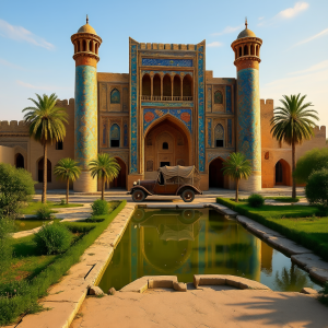 مرمت واحیاء کاروانسرای تاریخی روستای بغم