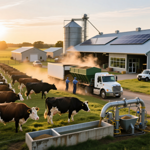راه اندازی دامداری دام سنگین شرکت یاقوت کویر مهاباد