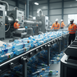 تولید الیاف بازیافتی از بطری‌های PET و ضایعات نخ نساجی